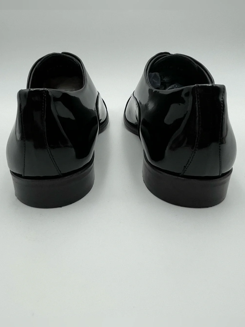 VELLAPAIS Scotland CapToe SZ 12 Black Patent Leather Oxford Dress Shoe MSRP $329